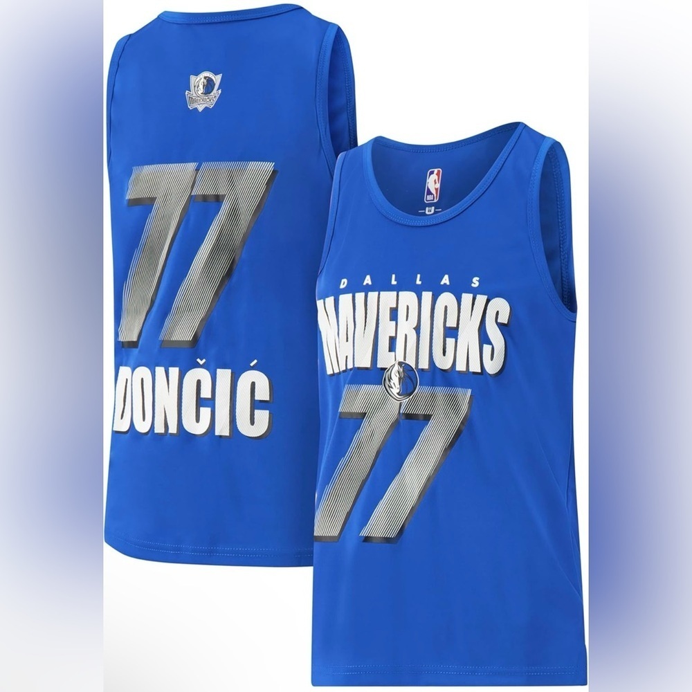 Luka Doncic Dallas Mavericks NBA Officially Licensed Sleeveless Mesh Jer… - Picture 1 of 4
